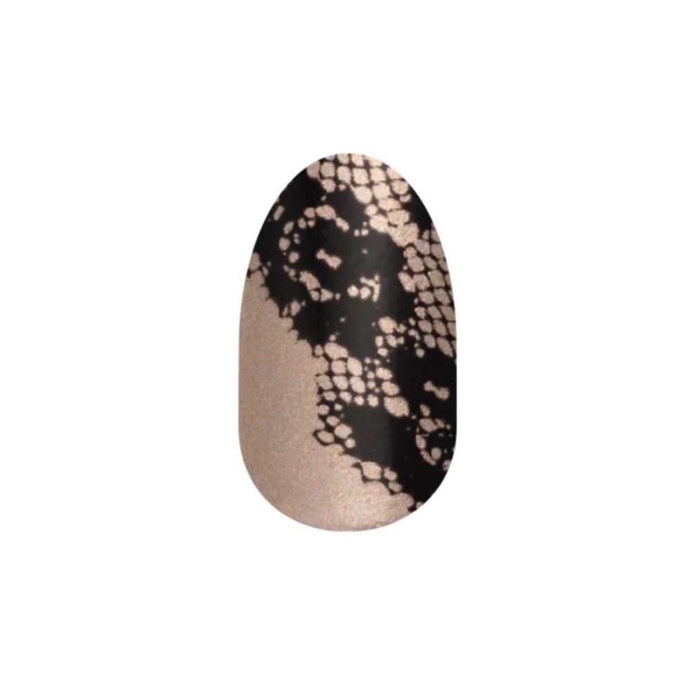 *Retired* Color Street: Lacey Business | Gold Black Metallic Romantic Lace - Picture 11 of 12